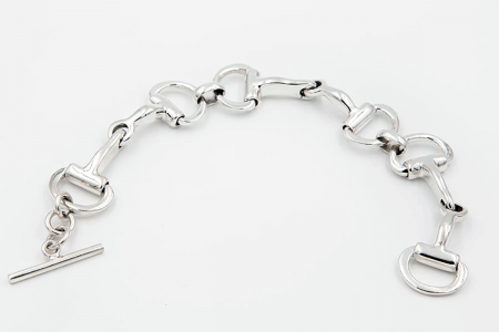 Plain stirrups bracelet