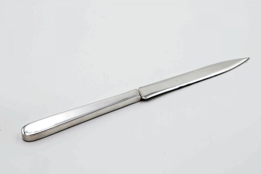 Plain rectangular-shaped handle paperknife